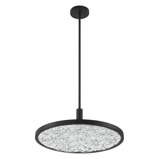 Thesis - 207419A - LED Convertible Pendant - Courtney - Textured Black