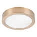 Thesis - 207614A - LED Flush Mount - Argyle - Champagne Gold