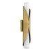 Thesis - 207618A - Two Light Wall Sconce - Crescendo - Natural Brass, Alabaster