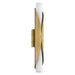 Thesis - 207619A - Two Light Wall Sconce - Crescendo - Natural Brass, Alabaster