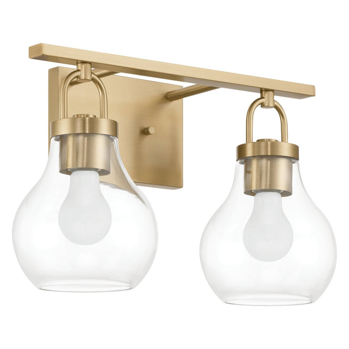 Thesis - 207639A - Two Light Vanity - Mansfield - Champagne Gold
