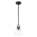 Thesis - 207643A - One Light Pendant - Mansfield - Matte Black
