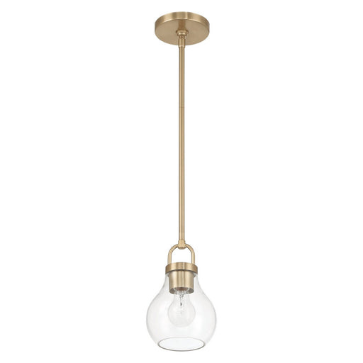 Mansfield One Light Pendant Champagne Gold