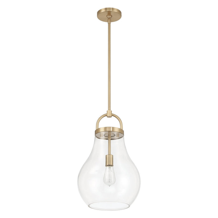 Thesis - 207647A - One Light Pendant - Mansfield - Champagne Gold