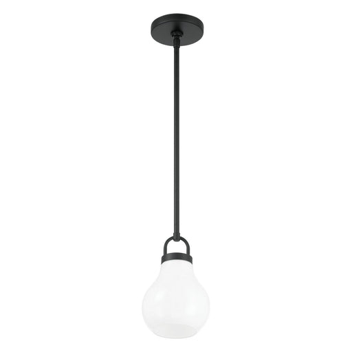Mansfield One Light Pendant Matte Black