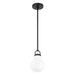 Thesis - 207649A - One Light Pendant - Mansfield - Matte Black