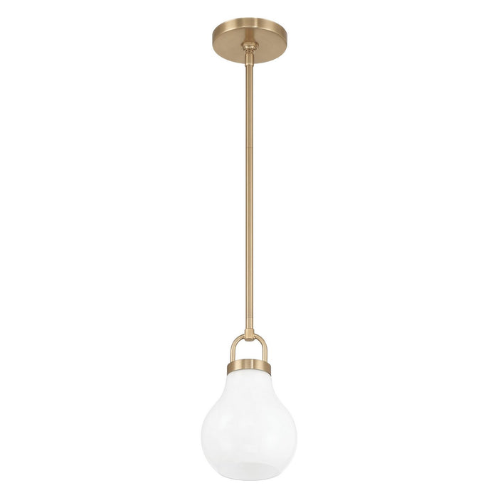 Thesis - 207653A - One Light Pendant - Mansfield - Champagne Gold