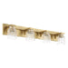 Thesis - 207668A - Four Light Vanity - Dryden - Champagne Gold