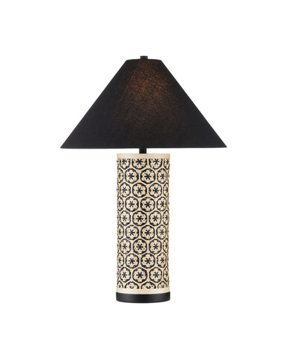 Nebulon One Light Table Lamp Natural/Black