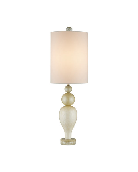 Currey and Company - 6000-1038 - One Light Table Lamp - Hutson - Warm Ivory/Light Olive