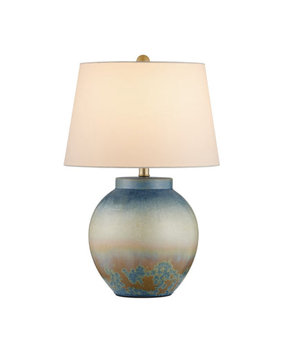 Dawning One Light Table Lamp Yellow/Blue
