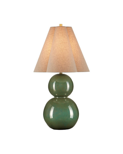 Kindred One Light Table Lamp Green