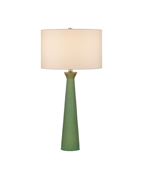Currey and Company - 6000-1042 - One Light Table Lamp - Grassington - Green