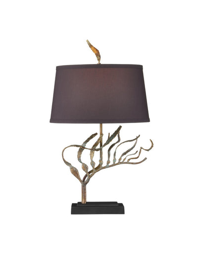 Latissima One Light Table Lamp Verdigris/Black
