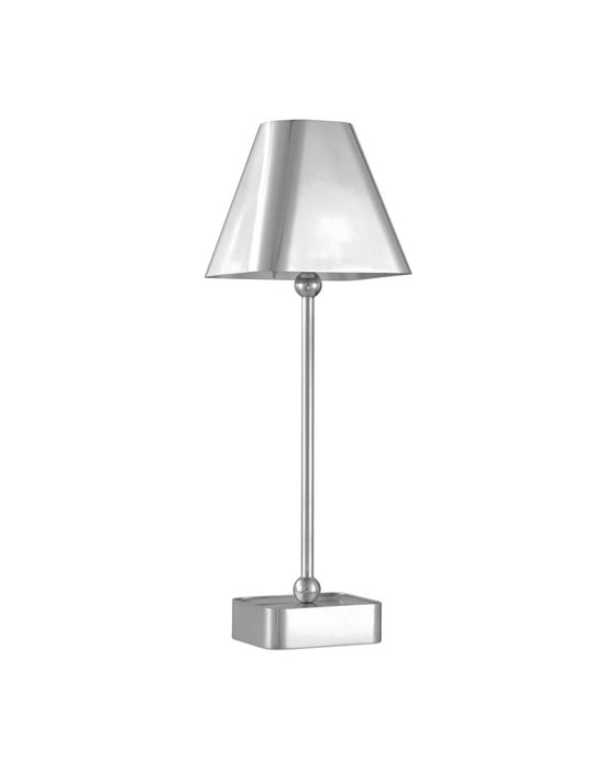 Currey and Company - 6700-0012 - One Light Table Lamp - Gadabout - Polished Nickel
