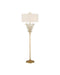 Currey and Company - 8000-0168 - Two Light Floor Lamp - Forget-Me-Not - Clear/Chinois Gold Leaf