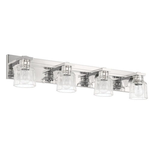 Dryden Four Light Vanity Polished Nickel