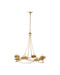 Currey and Company - 9000-1278 - Eight Light Chandelier - Cyrene - Gold Leaf