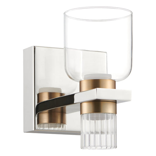 Amelia LED Vanity Polished Nickel, Champagne Gold