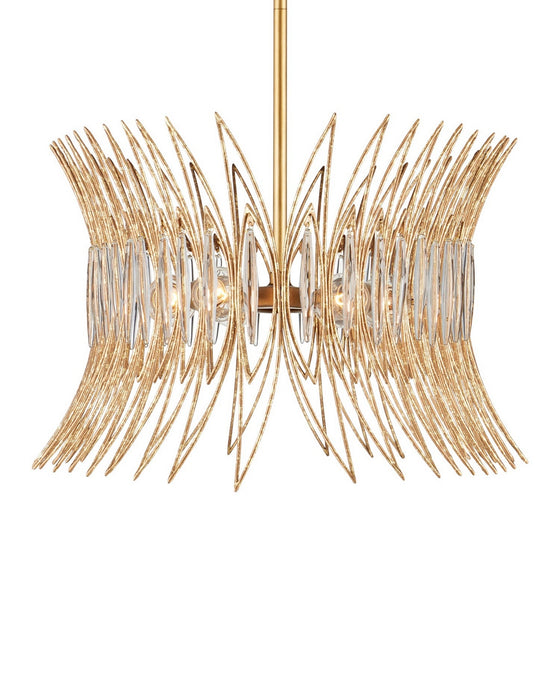 Currey and Company - 9000-1286 - Eight Light Chandelier - Marquise - Clear/Luxor Gold
