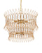 Currey and Company - 9000-1287 - Nine Light Chandelier - Marquise - Clear/Luxor Gold