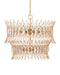 Currey and Company - 9000-1287 - Nine Light Chandelier - Marquise - Clear/Luxor Gold