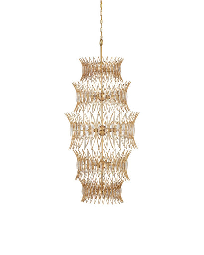Marquise 18 Light Chandelier Clear/Luxor Gold