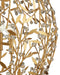 Currey and Company - 9000-1289 - Four Light Chandelier - Secret Garden - Clear/Contemporary Gold Leaf/Contemporary Gold