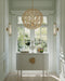 Currey and Company - 9000-1289 - Four Light Chandelier - Secret Garden - Clear/Contemporary Gold Leaf/Contemporary Gold