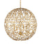 Currey and Company - 9000-1289 - Four Light Chandelier - Secret Garden - Clear/Contemporary Gold Leaf/Contemporary Gold