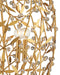 Currey and Company - 9000-1290 - Four Light Chandelier - Secret Garden - Clear/Contemporary Gold Leaf/Contemporary Gold