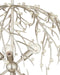 Currey and Company - 9000-1291 - Six Light Chandelier - Shinju - Natural/Contemporary Silver Leaf