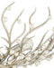 Currey and Company - 9000-1292 - Four Light Chandelier - Shinju - Natural/Contemporary Silver Leaf