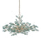 Currey and Company - 9000-1293 - Eight Light Chandelier - Baobab - Clear/Contemporary Silver Leaf/Contemporary Silver