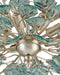 Currey and Company - 9000-1293 - Eight Light Chandelier - Baobab - Clear/Contemporary Silver Leaf/Contemporary Silver