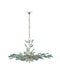 Currey and Company - 9000-1293 - Eight Light Chandelier - Baobab - Clear/Contemporary Silver Leaf/Contemporary Silver