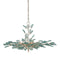 Currey and Company - 9000-1293 - Eight Light Chandelier - Baobab - Clear/Contemporary Silver Leaf/Contemporary Silver