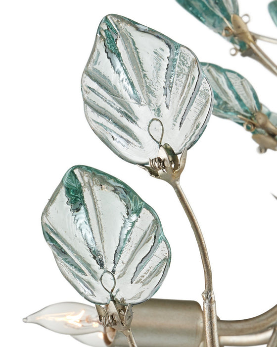 Currey and Company - 9000-1294 - 12 Light Chandelier - Baobab - Clear/Contemporary Silver Leaf/Contemporary Silver