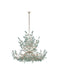 Currey and Company - 9000-1294 - 12 Light Chandelier - Baobab - Clear/Contemporary Silver Leaf/Contemporary Silver