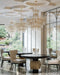 Currey and Company - 9000-1295 - Four Light Chandelier - Bradshaw - Frosted/Clear/Brass