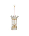 Currey and Company - 9000-1296 - Four Light Lantern - Bradshaw - Frosted/Clear/Brass