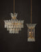 Currey and Company - 9000-1296 - Four Light Lantern - Bradshaw - Frosted/Clear/Brass