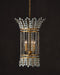 Currey and Company - 9000-1296 - Four Light Lantern - Bradshaw - Frosted/Clear/Brass