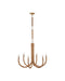 Currey and Company - 9000-1297 - Six Light Chandelier - Samsara - Natural/Saddle Tan