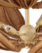 Currey and Company - 9000-1298 - Eight Light Chandelier - Cubana - Natural/Coco Cream
