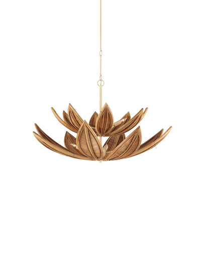 Cubana Eight Light Chandelier Natural/Coco Cream