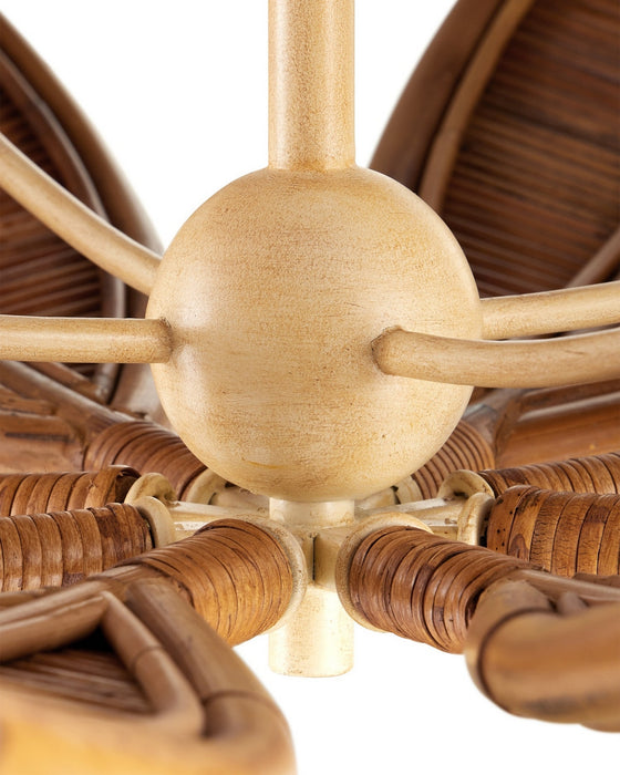 Currey and Company - 9000-1299 - 12 Light Chandelier - Cubana - Natural/Coco Cream