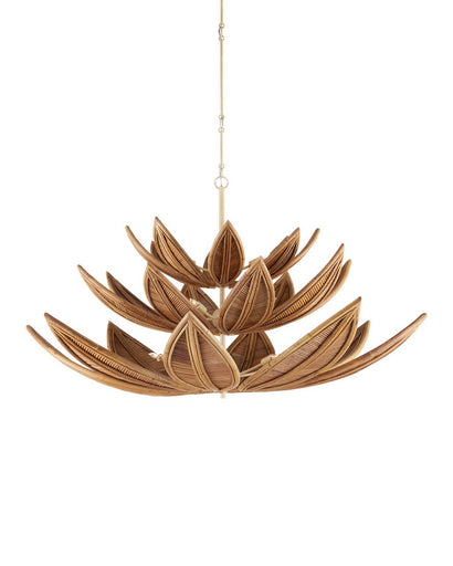 Cubana 12 Light Chandelier Natural/Coco Cream