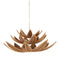 Currey and Company - 9000-1299 - 12 Light Chandelier - Cubana - Natural/Coco Cream