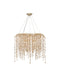 Currey and Company - 9000-1300 - Ten Light Chandelier - Kealia - Natural/Coco Cream